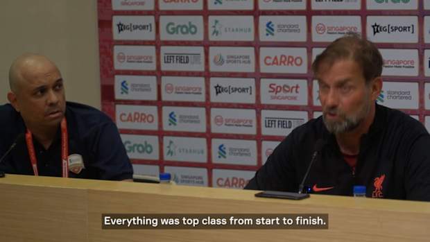 Klopp thanks Singapore for 'outstanding' tour